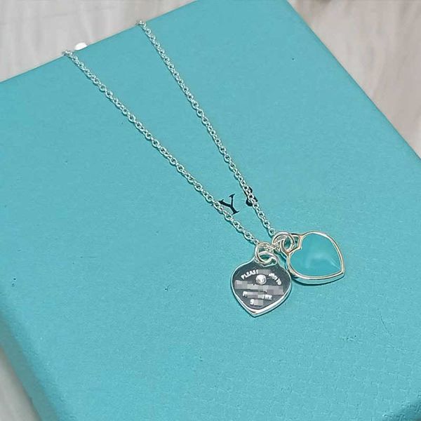 Tiff Designer Necklace luxury fashion jewelry s925 Silver Drop Glue Enamel Heart Shaped Diamond Pendant Double Collar Chain accessory
Tiff Designer Necklace luxury fashion jewelry s925 Silver Drop Glue Enamel Heart Shaped Diamond Pendant Double Collar Chain accessory