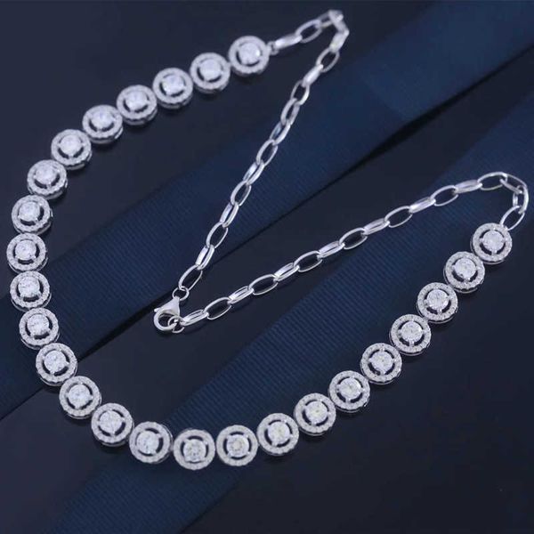 Tiff Necklace Designer luxury fashion jewelry s925 Sterling Silver Simple Round Diamond Necklace Women's Versatile Light Luxury Adjustable Collar Chain jewelry
Tiff Necklace Designer luxury fashion jewelry s925 Sterling Silver Simple Round Diamond Necklace Women's Versatile Light Luxury Adjustable Collar Chain jewelry