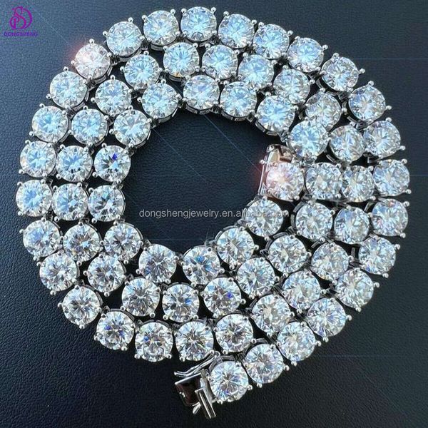 8mm Hip Hop Fine Jewelry 925 Silver Vvs Moissanite Diamond Iced Out Tennis Chain Bracelet Necklace for Men Women
8mm Hip Hop Fine Jewelry 925 Silver Vvs Moissanite Diamond Iced Out Tennis Chain Bracelet Necklace for Men Women
