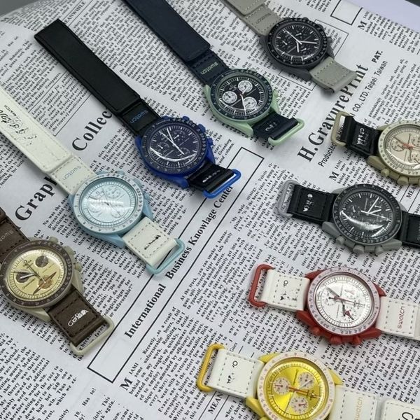 Mercuryswatch Bioceramic Planet Moon Watch Full Function Chronograph Movement Watches High Quality Watches Waterproof Luminous Leather Strap High quality
Mercuryswatch Bioceramic Planet Moon Watch Full Function Chronograph Movement Watches High Quality Watches Waterproof Luminous Leather Strap High quality
