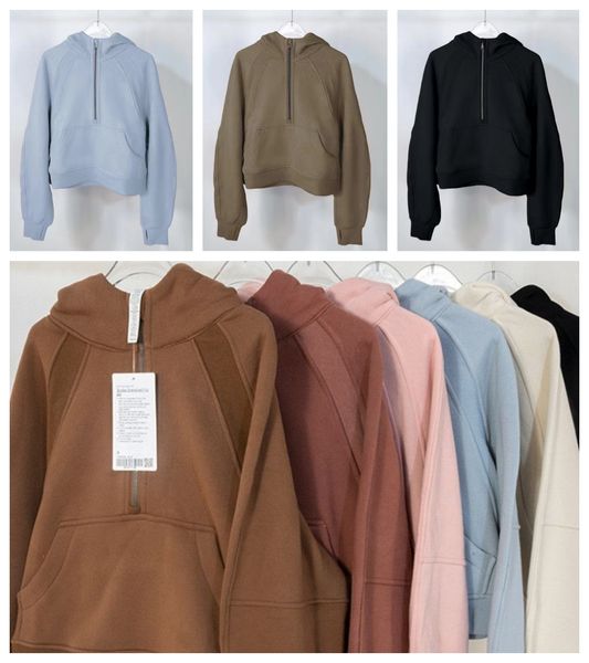 LU womens Scuba Half Zip Hoodie sweatshirt designer clothes women pink zip up hoodie hoodys sports half zipper terry designers sweater chothing loose short
LU womens Scuba Half Zip Hoodie sweatshirt designer clothes women pink zip up hoodie hoodys sports half zipper terry designers sweater chothing loose short