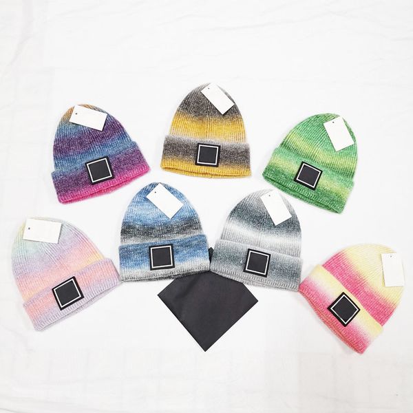 New Winter Hats Designer Beanie Christmas Hats Gradient Color Hat Bucket Hat Cap Wool Knitted Hat Spring Skull Caps Letters Casual Outdoor Fitted Hats 7 colors, Blue
New Winter Hats Designer Beanie Christmas Hats Gradient Color Hat Bucket Hat Cap Wool Knitted Hat Spring Skull Caps Letters Casual Outdoor Fitted Hats 7 colors, Blue