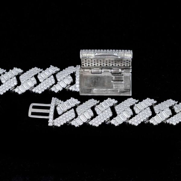 Baguette Moissanite Jewellery White Gold Cuban Link Chain Men Diamond Iced Out Cuban Link Necklace
Baguette Moissanite Jewellery White Gold Cuban Link Chain Men Diamond Iced Out Cuban Link Necklace