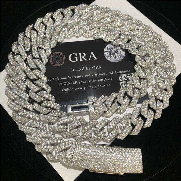 High Quality Iced Out Pass Diamond Tester Vvs Moissanite Hip Hop Jewelry Cuban Bracelet 15mm 925 Sterling Silver Cuban Links
High Quality Iced Out Pass Diamond Tester Vvs Moissanite Hip Hop Jewelry Cuban Bracelet 15mm 925 Sterling Silver Cuban Links