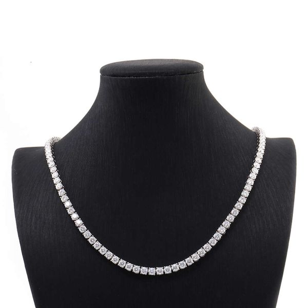 Hot Selling Tennis Chain 10K White Gold 3Mmdef White Moissanite Diamond Tennis Necklace 16 Inches Men And Women Wearable
Hot Selling Tennis Chain 10K White Gold 3Mmdef White Moissanite Diamond Tennis Necklace 16 Inches Men And Women Wearable