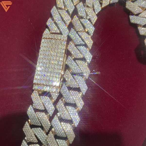 Lifeng Jewelry Two Tone 18mm Hip Hop Luxury Cuban Link Chain Moissanite Mens Cuban Iced Out Hip Hop Cuban Chain
Lifeng Jewelry Two Tone 18mm Hip Hop Luxury Cuban Link Chain Moissanite Mens Cuban Iced Out Hip Hop Cuban Chain