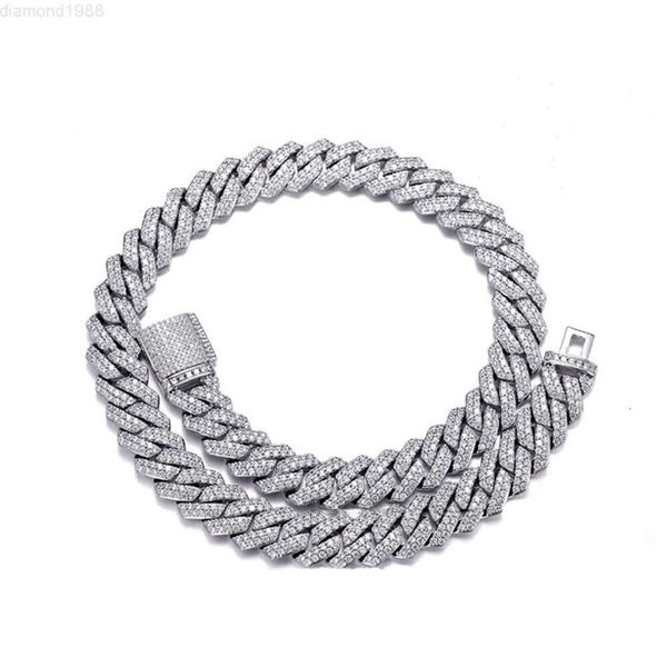 Wholesale 925 Sterling Silver Moissanite Cuban Chain Necklace 8mm 10mm 12mm 14mm Mens Ice Cuban Chain Hip Hop 18k Gold Plated
Wholesale 925 Sterling Silver Moissanite Cuban Chain Necklace 8mm 10mm 12mm 14mm Mens Ice Cuban Chain Hip Hop 18k Gold Plated