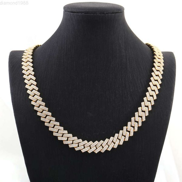 Hot Sale 20mm Hip Hop Link Chain 925 Silver 18k Gold Plated Necklace Iced Out Cuban Chain Moissanite
Hot Sale 20mm Hip Hop Link Chain 925 Silver 18k Gold Plated Necklace Iced Out Cuban Chain Moissanite