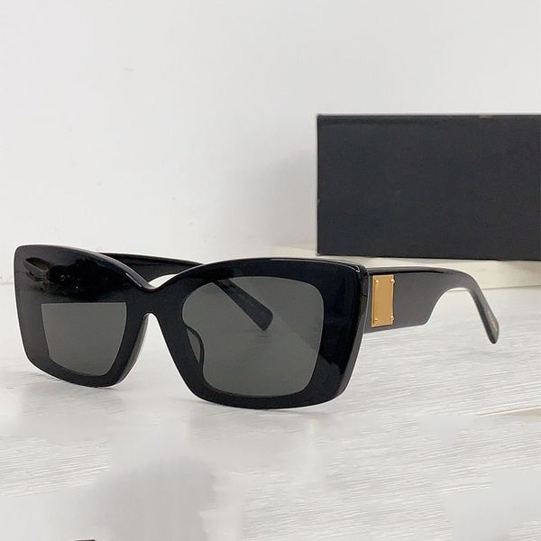 Lunettes de Soleil Designer Fashion Mens and Womens Plate Frame Oval Cat Eyes Frame Leg Metal Symbol Sign Outdoor Sports Driving Sunglasses with Box 1255S
Lunettes de Soleil Designer Fashion Mens and Womens Plate Frame Oval Cat Eyes Frame Leg Metal Symbol Sign Outdoor Sports Driving Sunglasses with Box 1255S