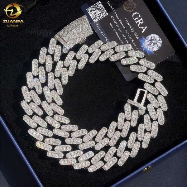 New Design Hip Hop Sier Moissanite Cuban Link Bracelet 20Mm Width Vvs Loose Diamond Iced Out Cuban Chain
New Design Hip Hop Sier Moissanite Cuban Link Bracelet 20Mm Width Vvs Loose Diamond Iced Out Cuban Chain