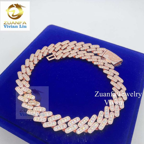 Rappers Diamond Sterling Sier Necklace For Men Vvs Moissanite Cuban Link Chain
Rappers Diamond Sterling Sier Necklace For Men Vvs Moissanite Cuban Link Chain