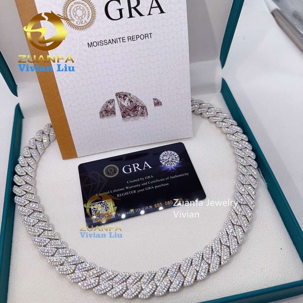 Fashion Jewelry Sterling Sier Vvs Moissanite Iced Out Custom Miami Cuban Link Chain
Fashion Jewelry Sterling Sier Vvs Moissanite Iced Out Custom Miami Cuban Link Chain