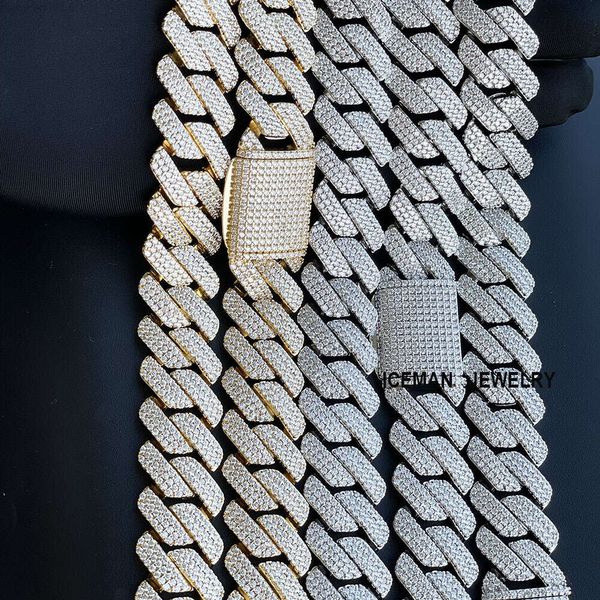 Iceman Jewelry 925 Sterling Silver Hip Hop 20mm 3 Rows Vvs Diamond Moissanite Cuban Link Chain Men
Iceman Jewelry 925 Sterling Silver Hip Hop 20mm 3 Rows Vvs Diamond Moissanite Cuban Link Chain Men