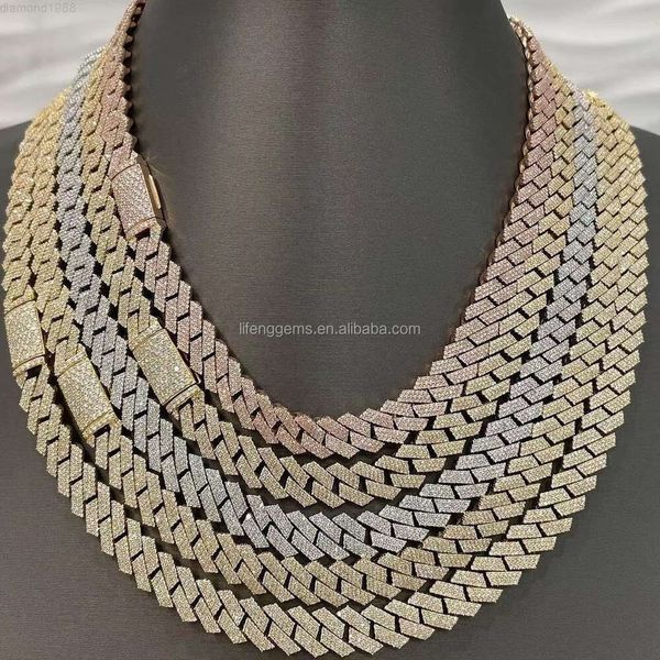 Lifeng Jewelry 20mm Iced Out Vvs Miami Cuban Link Chain Miami Cuban Necklace 925 Silver Jewelry Sterling Cuban Link Chain
Lifeng Jewelry 20mm Iced Out Vvs Miami Cuban Link Chain Miami Cuban Necklace 925 Silver Jewelry Sterling Cuban Link Chain