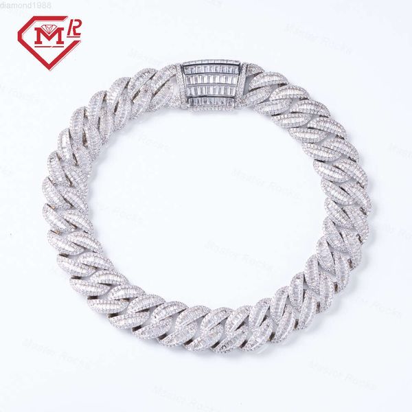 Custom Moissanite Cuban Chain Baguette 925 Silver Miami Cuban 22mm Diamond Cuban Link Hip Hop Mens Iced Out Jewelry
Custom Moissanite Cuban Chain Baguette 925 Silver Miami Cuban 22mm Diamond Cuban Link Hip Hop Mens Iced Out Jewelry