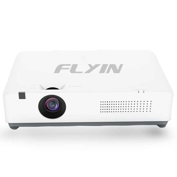 Image of Flyin 3600 Lumens Laser Projector with 3LCD WXGA Resolution and Contrast for Business and School Education Video Projector