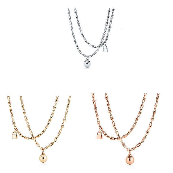 Tiff Necklace Designer luxury fashion jewelry high version double ball layer chain necklace Valentine's Day gift jewelry high quality accessory
Tiff Necklace Designer luxury fashion jewelry high version double ball layer chain necklace Valentine's Day gift jewelry high quality accessory