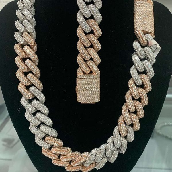 Newest Arrivals Miami Men Cuban Chain Sterling Silver 925 Iced Out Fully Vvs Moissanite Diamond Luxury Necklace
Newest Arrivals Miami Men Cuban Chain Sterling Silver 925 Iced Out Fully Vvs Moissanite Diamond Luxury Necklace
