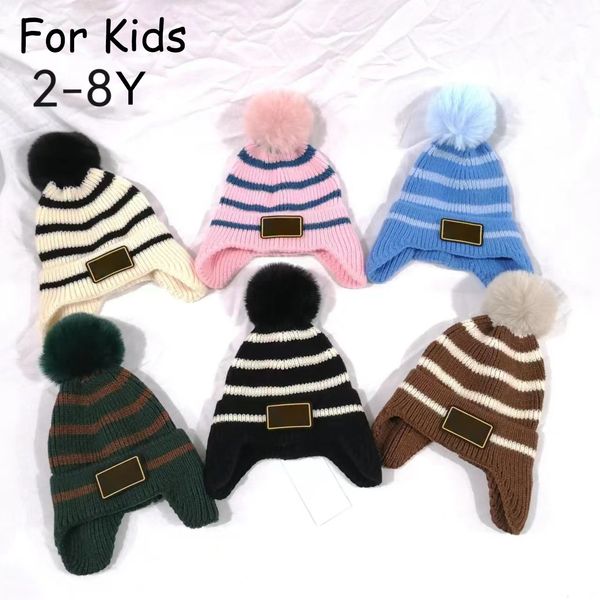 2-8Y Kids Warm Winter Hats Designer Beanie Bucket Hat Autumn and Winter Earflap Beanie Hats for Children Knitted Hat Vertical Stripes Skull Caps Letters Fitted Hat, Blue
2-8Y Kids Warm Winter Hats Designer Beanie Bucket Hat Autumn and Winter Earflap Beanie Hats for Children Knitted Hat Vertical Stripes Skull Caps Letters Fitted Hat, Blue