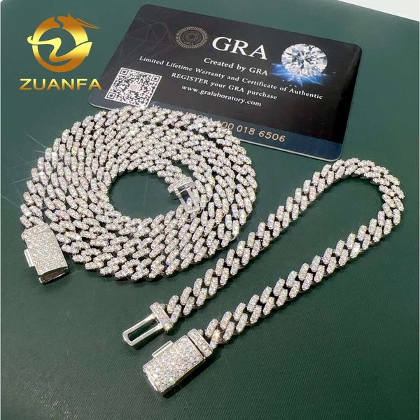 New Hip Pop Jewelry Iced Out Sier Vvs1 6.5Mm Moissanite Diamond Cuban Link Necklace
New Hip Pop Jewelry Iced Out Sier Vvs1 6.5Mm Moissanite Diamond Cuban Link Necklace