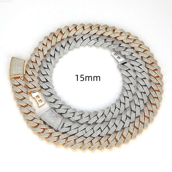 15mm 18mm Luxury Pass Diamond Tester Gra Vvs d Color Moissanite Hip Hop Miami Cuban Link Necklace for Men
15mm 18mm Luxury Pass Diamond Tester Gra Vvs d Color Moissanite Hip Hop Miami Cuban Link Necklace for Men