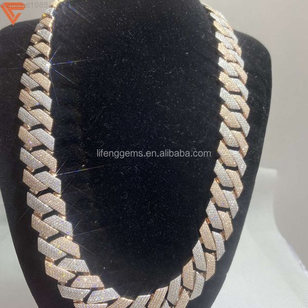 Lifeng Jewelry Mens S925 Hip Hop Cuban Link Chain White and Rose Gold Plated Vvs Moissanite 18mm Cuban Link Chain Iecd Out
Lifeng Jewelry Mens S925 Hip Hop Cuban Link Chain White and Rose Gold Plated Vvs Moissanite 18mm Cuban Link Chain Iecd Out