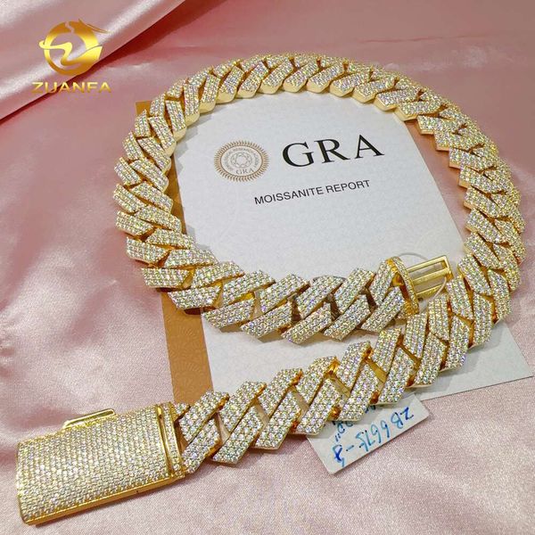 Pass Diamond Tester Hip Hop Cuban Chain Vvs Diamond Sier Iced Out Cuban Link Necklace 20Mm Wide Chains Bracelet
Pass Diamond Tester Hip Hop Cuban Chain Vvs Diamond Sier Iced Out Cuban Link Necklace 20Mm Wide Chains Bracelet