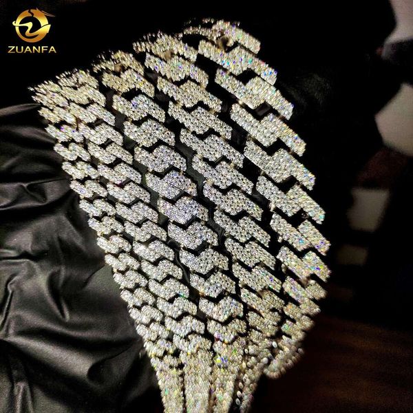 Zuanfa Vvs Moissanite Chain Sier Prong Cuban 6Mm-15Mm Iced Out Hip Hop Cuban Link Necklace And Bracelets For Men And Women
Zuanfa Vvs Moissanite Chain Sier Prong Cuban 6Mm-15Mm Iced Out Hip Hop Cuban Link Necklace And Bracelets For Men And Women