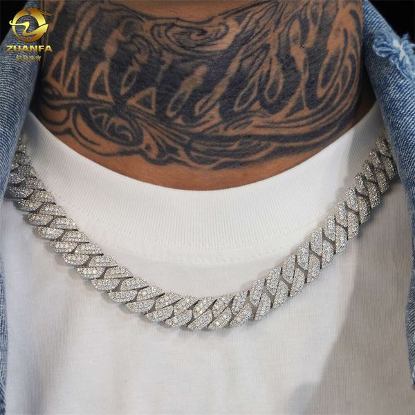 New Arrival Passed Diamond Tester 12Mm 3Rows S Sier Vvs Moissanite Chain Cuban Hip Hop Jewelry
New Arrival Passed Diamond Tester 12Mm 3Rows S Sier Vvs Moissanite Chain Cuban Hip Hop Jewelry