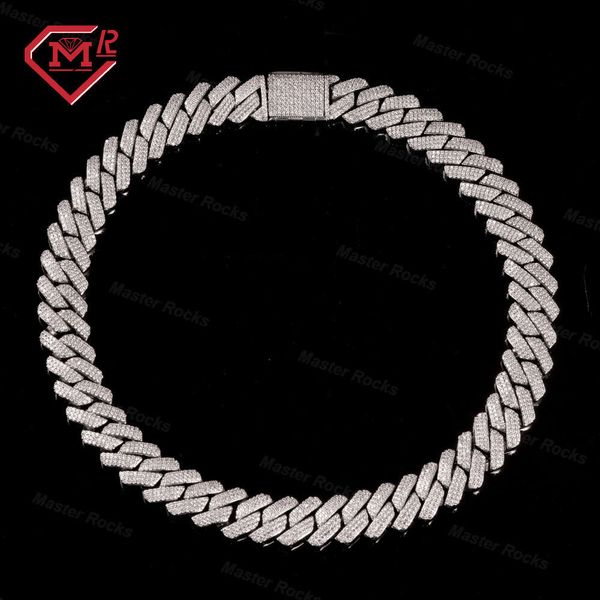 Custom Hip Hop Chains for Men Moissanite Cuban Chain 18mm 3rows Cuban Link Chain 925 Sterling Silver
Custom Hip Hop Chains for Men Moissanite Cuban Chain 18mm 3rows Cuban Link Chain 925 Sterling Silver
