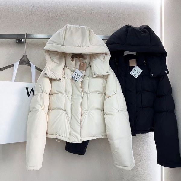 

Mens Jacket Women Down hooded Warm Parka Female Puffer Jackets Letter Print Clothing Windbreaker Winter Brand Couple designer Coat