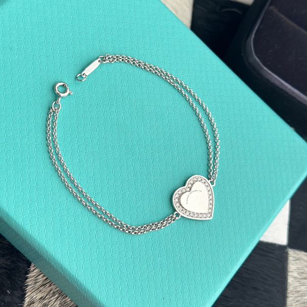 Designer Bracelet for women sliver love heart chain Women Bangle brand Designer Letter Bracelet Crystal Diamond Plated Inlay Diamond gift
Designer Bracelet for women sliver love heart chain Women Bangle brand Designer Letter Bracelet Crystal Diamond Plated Inlay Diamond gift