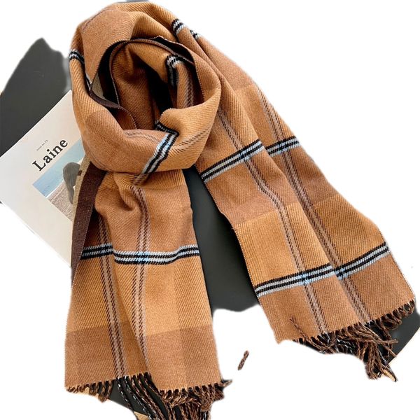 New Cashmere Luxury scarf Plaid Khaki luxury Top Quality Wool woman designer shawl fashion double-sided soft WarmAutumn Winter Christmas
New Cashmere Luxury scarf Plaid Khaki luxury Top Quality Wool woman designer shawl fashion double-sided soft WarmAutumn Winter Christmas