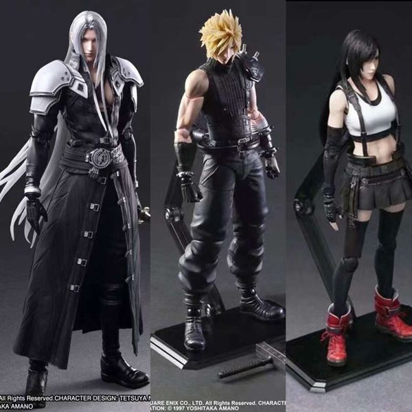 Costumes Mascot Play Arts Final Fantasy 7 Vii Sephiroth Cloud Strife Tifa Lockhart Action Figure Remake Toys 25cm Joint Movable Doll Desk Decor highest version.
Costumes Mascot Play Arts Final Fantasy 7 Vii Sephiroth Cloud Strife Tifa Lockhart Action Figure Remake Toys 25cm Joint Movable Doll Desk Decor highest version.