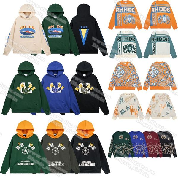 Rhude Hoodies Mens hoodie Letter Print Long Sleeve Fashion Men Women Sweatshirts Luxury Sweater Hip Hop hoodies Luxury brand Sweatshirts US SIZE S-XL, 32
Rhude Hoodies Mens hoodie Letter Print Long Sleeve Fashion Men Women Sweatshirts Luxury Sweater Hip Hop hoodies Luxury brand Sweatshirts US SIZE S-XL, 32