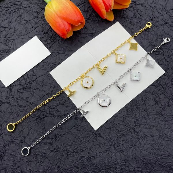 Luxury Brand Bracelet Gold Designer Bracelet Ladies Valentine's Day Designer jewelry for women high quality silver charm bracelet
Luxury Brand Bracelet Gold Designer Bracelet Ladies Valentine's Day Designer jewelry for women high quality silver charm bracelet