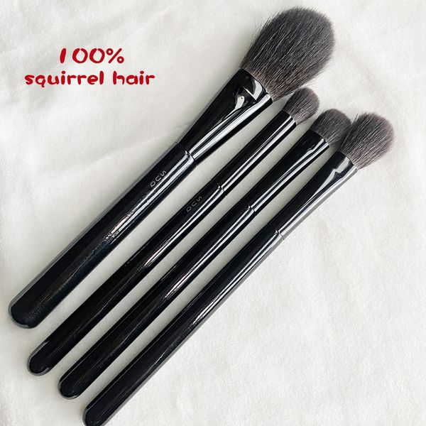 Image of SQ Face Cheek Eye Shadow Makeup Brushes L/M/F - 100% Squirrel Hair Eyeshadow Crease Blending Powder Blush Beauty Cosmetic Brush Blender Tools