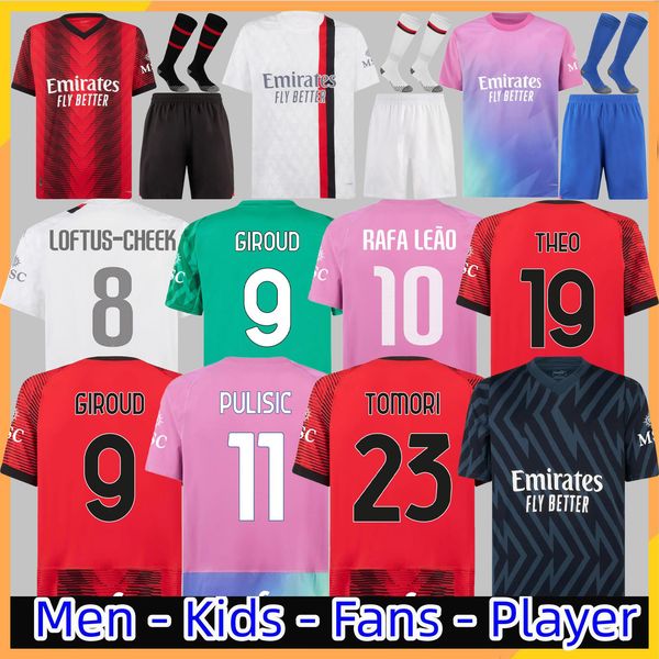 REIJNDERS 23 24 PULISIC Soccer Jerseys AC GIROUD DE KETELAERE RAFA LEAO REBIC Football Shirt Third 3rd Men Kids Kit Uniforms 2023 2024 KOCHE LOFTUS-CHEEK THEO, 23 24 third aldult epl
REIJNDERS 23 24 PULISIC Soccer Jerseys AC GIROUD DE KETELAERE RAFA LEAO REBIC Football Shirt Third 3rd Men Kids Kit Uniforms 2023 2024 KOCHE LOFTUS-CHEEK THEO, 23 24 third aldult epl