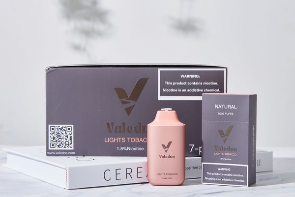 Valedna Natural Tobacco Extract eliquid Disposable pod 1.5% Lights Tobacco Flavour US warehouse
Valedna Natural Tobacco Extract eliquid Disposable pod 1.5% Lights Tobacco Flavour US warehouse