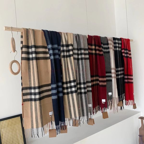 Stripe Classic Designer Scarf Woman Cashmere Tassel Scarfs Men Unisex Winter Scarves Plaid Keep Warm Shawl Christmas with Box Gift 30*180cm
Stripe Classic Designer Scarf Woman Cashmere Tassel Scarfs Men Unisex Winter Scarves Plaid Keep Warm Shawl Christmas with Box Gift 30*180cm
