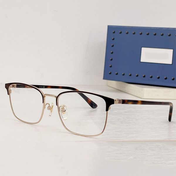 Retro Designer Optics Glasses Fashion Mens and Womens Metal Frame Square Half Edge Glass Frame Transparent Glasses Driving Conference Work Gift Box GG1124OA
Retro Designer Optics Glasses Fashion Mens and Womens Metal Frame Square Half Edge Glass Frame Transparent Glasses Driving Conference Work Gift Box GG1124OA