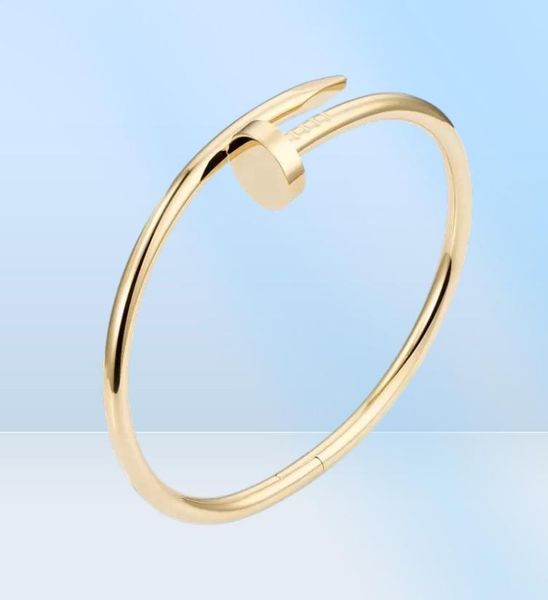 Nail Bracelet Designer Gold nail bracelet mens bangle braclets luxury women bangles titanium steel 18k GoldPlated charms fashion Jewelry Christmas gift
Nail Bracelet Designer Gold nail bracelet mens bangle braclets luxury women bangles titanium steel 18k GoldPlated charms fashion Jewelry Christmas gift
