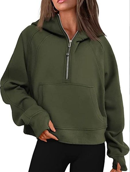 LU-88 Yoga Scuba Half Zip Hoodie Jacket Designer Sweater Women' Define Workout Sport Coat Fitness Activewear Top Solid Zipper Sweatshirt Sports Gym Clothes 16 DKJV, Champagne
LU-88 Yoga Scuba Half Zip Hoodie Jacket Designer Sweater Women' Define Workout Sport Coat Fitness Activewear Top Solid Zipper Sweatshirt Sports Gym Clothes 16 DKJV, Champagne