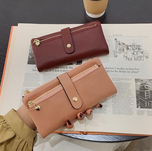 Outlet factory women shoulder bags 4 colors daily Joker solid color leather clutch bag small fresh double zipper retro long wallet simple belt buckle coin purse 1006#, Cream
Outlet factory women shoulder bags 4 colors daily Joker solid color leather clutch bag small fresh double zipper retro long wallet simple belt buckle coin purse 1006#, Cream