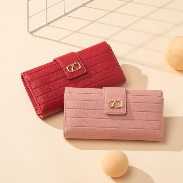 Outlet factory shoulder bags 3 colors simple Joker solid color leather mobile phone bag flip folding fashion coin purse small fresh gold buckle long wallet 3978#, Red
Outlet factory shoulder bags 3 colors simple Joker solid color leather mobile phone bag flip folding fashion coin purse small fresh gold buckle long wallet 3978#, Red