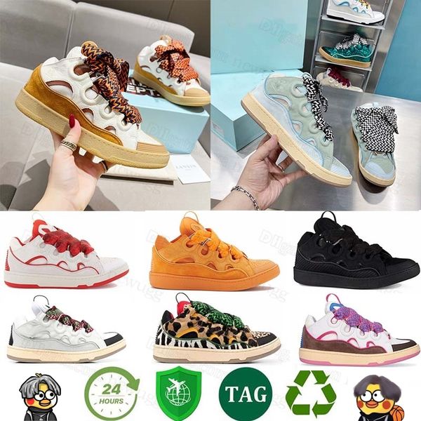 Designer Casual Shoes Mens Womens Lavins Shoes Emed Leather Curb Sneakers Calfskin Stripe Stretch Cotton Low Rubber Platform Sole Trainers, #13
Designer Casual Shoes Mens Womens Lavins Shoes Emed Leather Curb Sneakers Calfskin Stripe Stretch Cotton Low Rubber Platform Sole Trainers, #13