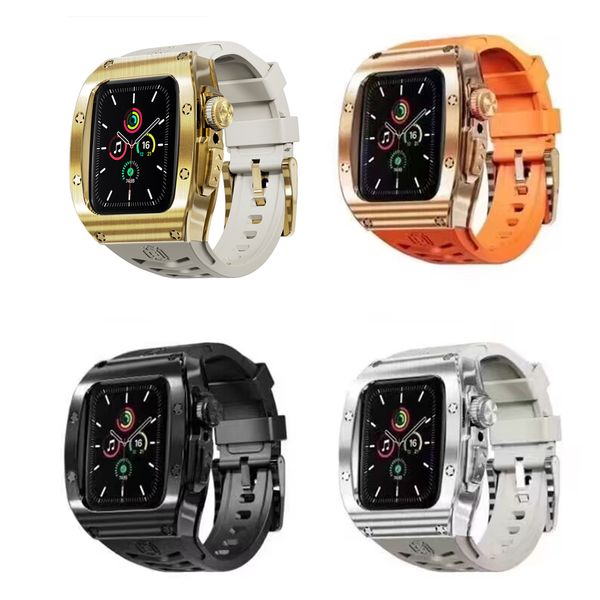 Fall Sart Straps Prevention Stainless Steel Case Watches Cover Diy Mod Kit fit Silicone Band for iWatch Series 9 7 6 5 4 SE Strap for Apple Watch Size 45
Fall Sart Straps Prevention Stainless Steel Case Watches Cover Diy Mod Kit fit Silicone Band for iWatch Series 9 7 6 5 4 SE Strap for Apple Watch Size 45