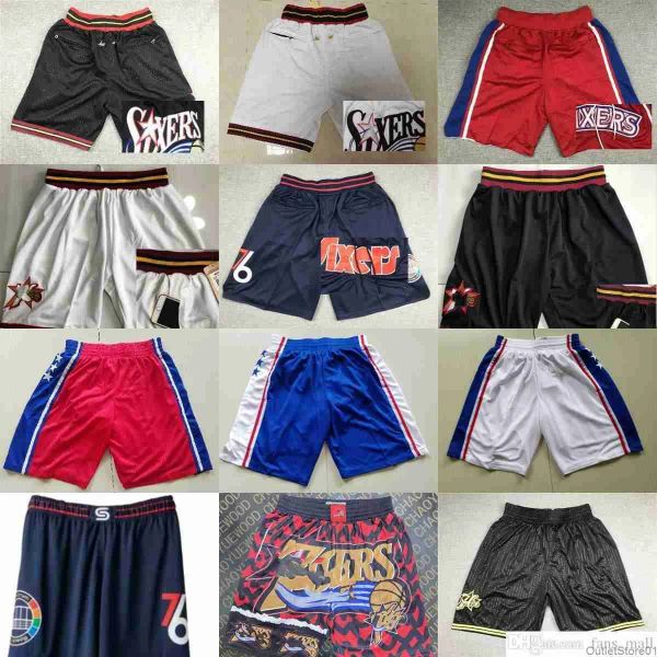 Image of NBAs Basketball Jerseys 202223 New Basketball James Joel Harden Embiid Shorts Just Don Allen Pocket Iverson Short Hip Pop Pant With Pockets Zipper Sweatpants Ty