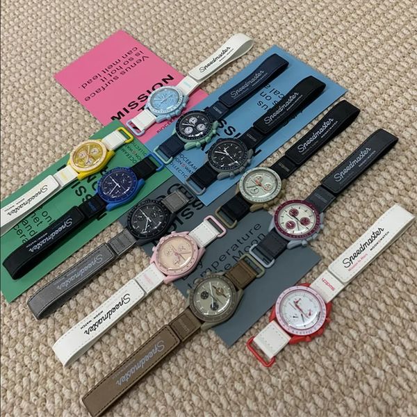 Bioceramic Planet Moon Men's Watches Full Function Quarz Chronograph Designer Watch Mission To Mercury Leather 42mm Luxury Watch Limited Edition Wristwatches
Bioceramic Planet Moon Men's Watches Full Function Quarz Chronograph Designer Watch Mission To Mercury Leather 42mm Luxury Watch Limited Edition Wristwatches