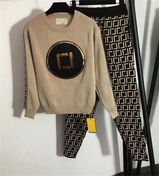 Tracksuits Womens Sweater Pullover Trousers Classic Clothing Long Sleeve Jackets Pants 2 Pcs Sets Outfits Casual Training Suits
Tracksuits Womens Sweater Pullover Trousers Classic Clothing Long Sleeve Jackets Pants 2 Pcs Sets Outfits Casual Training Suits